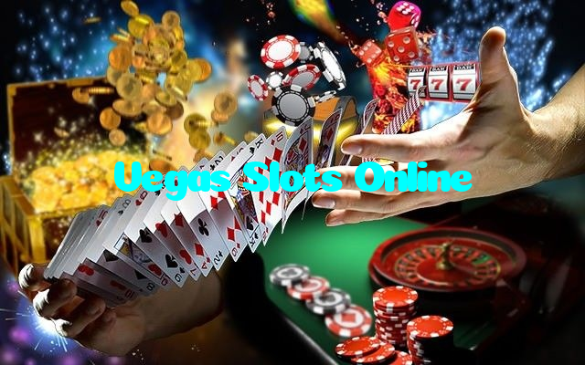 Vegas Slots Online casino presented on mobile device in Pakistan with slots and live games
